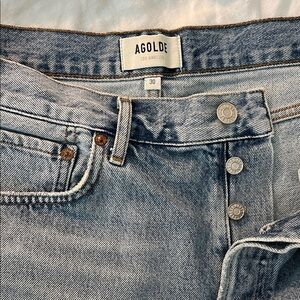 AGOLDE Parker button fly shorts